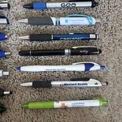 26 – Plastic & Metal Medical Pens – Collectible – Rare