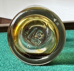 vtg empty clear brown amber vial CEFOXITIN antibiotic for display