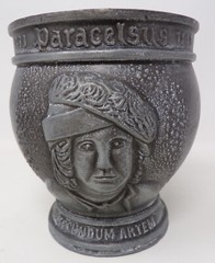 Vintage Pewter Mortar & Pestle Display Only By Schering Corp. 1988