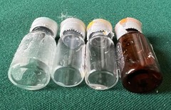 4 empty vtg vial