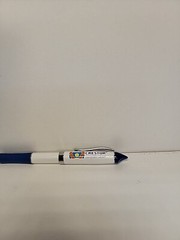 2 Metaɔ Pharma Pens White, Orange, and Blue New . Blue Twist Top.