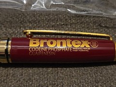NEW Old Stock -Brontex Codeine – Pharmaceutical Drug Rep Ink Pen