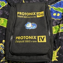 Protonix Pharmacy Drug Rep Small Travel Bag Luggage Multi Compartment Toiletry