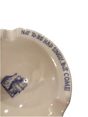 1950s Merck Sharp & Dohme Apothecary Ashtray Mortar Pharmaceutical Advertising