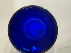 RARE Cobalt Blue Mug Seroquel Pharmaceutical Sales Rep Promotional Heavy Acrylic