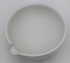 Vtg Haldenwanger Berlin Germany Mortar & Pestle White Porcelain Scientific 6.5″