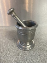 Vintage WILTON Armetale 3.5” Apothecary Mortar & Pestle USA