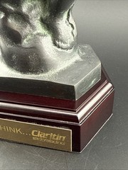 Claritin Loratadine Thinker Statue Pharmaceutical Drug Rep Promo Display Figure