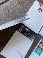 Note Pad Lot Pharmaceutical Drug Rep Collectible Promo Zoloft Cardura Cefobid