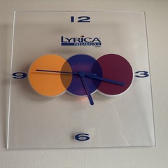 Advertising Pharma Drug Rep Promo LYRICA PREGABALIN Wall Clock NEW WORKS 10” sq