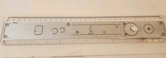 Zocor 12-in Ruler With Calculator Drug Rep Pharmaceutical Ad Promo RARE