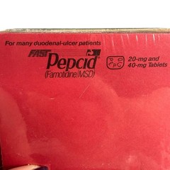 VTG Rainbow Colors Post It Paper Sticky Note Pad Pepcid Drug Advertising NOS