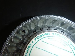 NOS Vtg 50’s Tomac Narcoti Counter American Hospital Supply Pill Tablet Counter