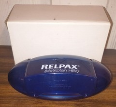 Pharmaceutical Drug Rep RELPAX LOT OF 6 Color Changing Mug, Notepad, Clock, Clip