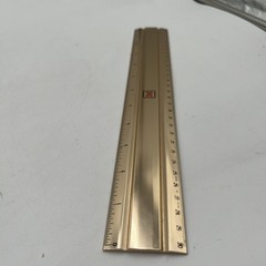 Vintage Marion Pharmaceutical Company Brass 12” Ruler Drug Industry Collectible