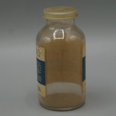 Vintage Bufferin Antacid Analgesic Glass Bottle Bristol-Myers 100 Tablets Prop