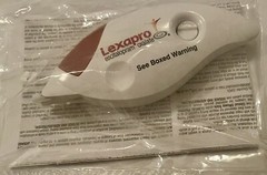 Lexapro Drug Rep Medical Logo Correct-O Tape New Sealed w Drug Info Insert