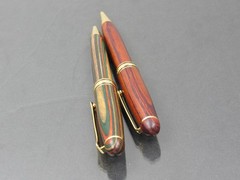 Stained Wooden Voltaren & Estraderm PENCIL & PEN Drug Rep Pharmaceutical RARE