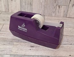 Nexium Purple Weighted Desktop Tape Dispenser Drug Rep Pharmaceutical Dr Gift