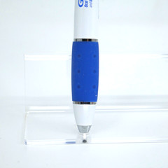 Rare Pfizer Geodon Drug Rep Pharmaceutical Metal Pen Blue White Fat Pen Grip