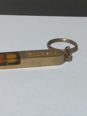 Vasotec Enalapril Maleate MSD Drug Pharmaceutical Representative Keychain Gold
