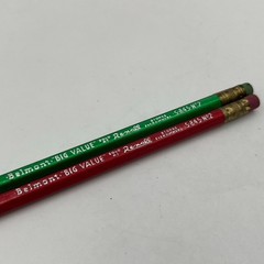 Vintage BELMONT Rexall Big Value Pencils Red Green s-845 no 2