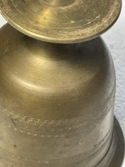 Vintage 1940s – 50s Solid Brass Mortar and Pestle Greek Key Design Pattern 3.5lb