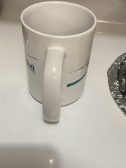 Pfizer Zoloft Coffee Mug Cup White Blue Pharmaceutical Promo Rep Advertising VTG