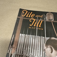 Tile And Till Magazine Eli Lilly And Company May 1934 Indianapolis Indiana