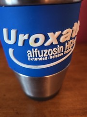 Uroxatral Pharmaceutical Drug rep Travel Mug 16 oz Stainless Steel