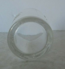 Dr JJ Kerr’s Family Medicine Dosage Cup Indianapolis Indiana Clear Glass Rare