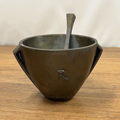 Pharmacy Class 1968 A.D. RX SECUNDUM ARTEM MORTAR PESTLE APOTHECARY Metal Brass