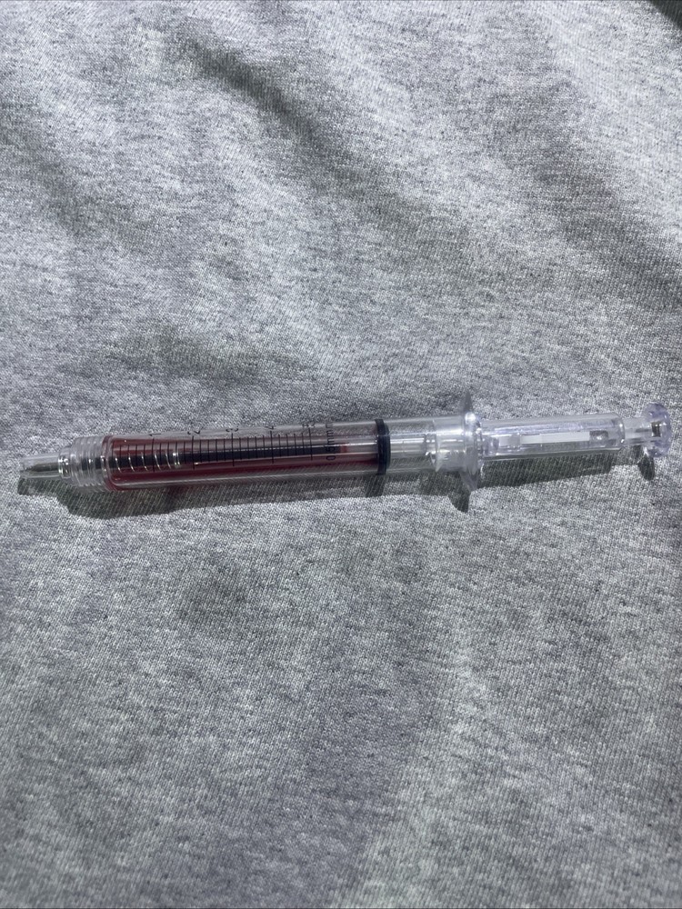 Sanford-Brown College Pharmaceutical Syringe Pen Vintage Retro Rare