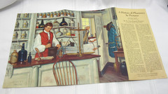 „A History of Pharmacy“ in Pictures Set of 19 Prints Park Davis 1950’s