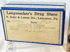 Drug Store Lot Livicks’s Vapor Ointment Penicillin Potassium & Empty Pill Box