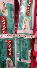 Colgate Total Backpack Recycled Toothpaste Tubes Advertising Dental Collectible