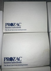 Prozac Post-its & Notepad. 8 Items. Shelf/storage Wear. Pharmaceutical Adv