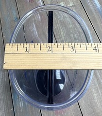 Drug Rep Clarinex Oval 8x4x3 Canister Lid Divider Doctor Medical Exam Room