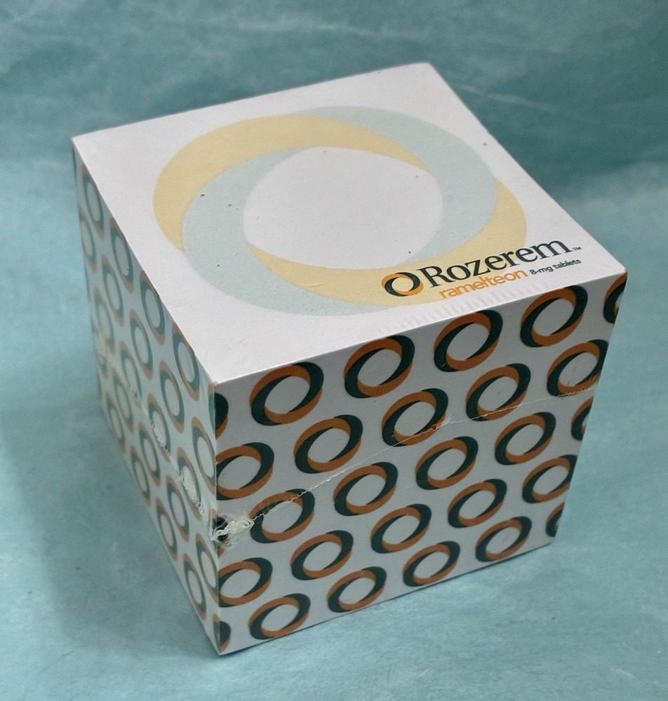 ROZEREM Drug Rep Pharmaceutical Collectible Memo Paper Note Pad SEALED
