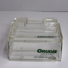 Pharmaceutical Promotional Clear Acrylic Desk Organizer-Orudis-7”3 Compartments