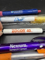 Lot of 16 Drug Rep Pharmaceutical Pens Pharma, Medical Advertising Ballpoint