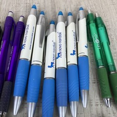 Lot of 52 Metal and Plastic Pharmaceutical Drug Rep Pens Medical Collectibles