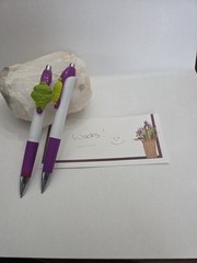 2 PHARMACETUICAL DRUG REP PENS NEW ACTOS pioglitazone CHL Purple Both Write.
