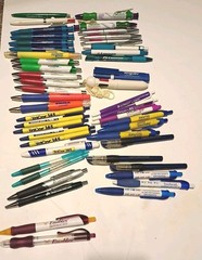 Pharmaceutical Pens Drug Rep Januvia, TriCor, Altace, Enablex & More Lot of 48