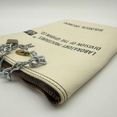 Vintage Upjohn Laboratory Specimen Pouch w/ Chain & Lock – Medical History