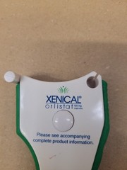 Xenical Drug Rep Measuring Tape w/Retractable Button & Clip – Unisex Adults