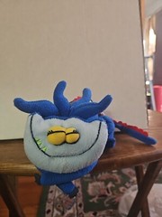 Protonix Gerd Gerdie Blue Dragon Monster Promo Plush Toy Hugger 7 Inch