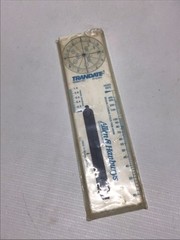 Vintage Allen & Hanburys Glaxo Trandate Labetalol HCl Pharma Promo Ruler Caliper