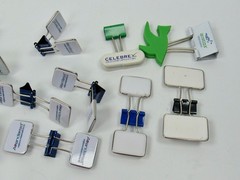 Namenda Avandamet Amitiza Zyrtec Binder Clips Drug Rep Pharmaceutical Lot of 12