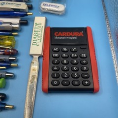 Lot 23 Pharmaceutical Drug Rep Pens, Bag, Calc, Tylenol Viagra Diflucan Etc